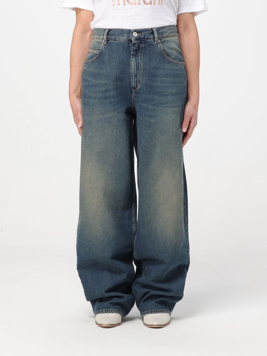 デニム・ジーパン Isabel Marant JEANS (PA0273FAB1H04I) JOANNY PANTS Woman blue | ISABEL MARANT Official online store
