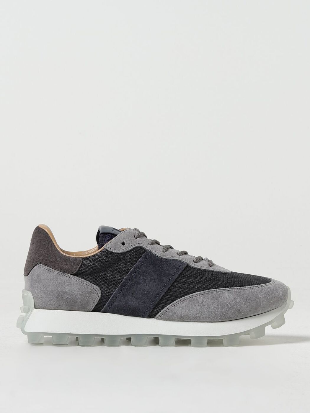 スニーカー TOD'S Men Sneakers Grey XXM25K0FL90TGB GY23 Man BEIGE Red Dot Sneakers in Pashmy Suede