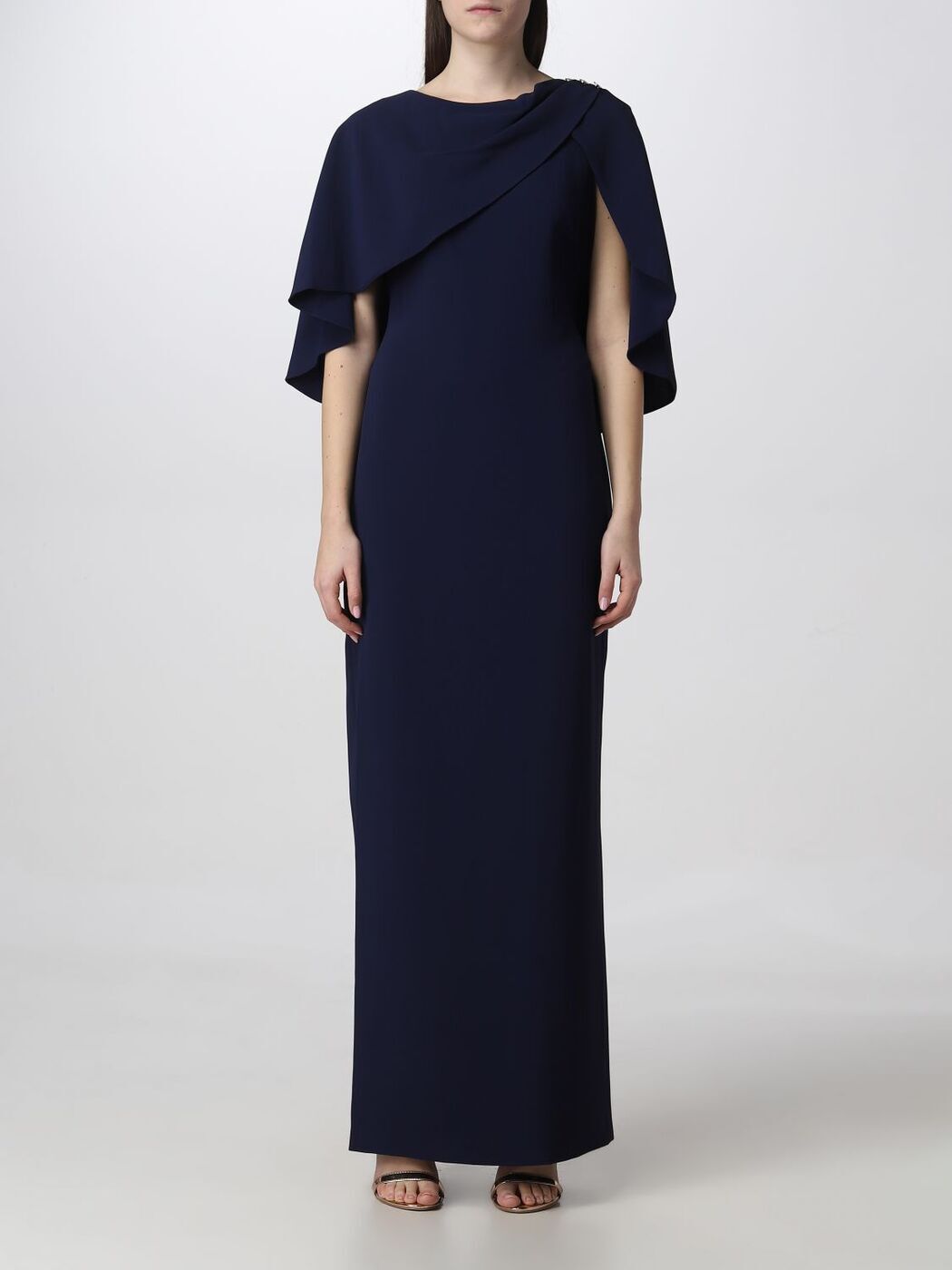 Bottega Veneta ブラックロングドレス Chain Dress | Bottega Veneta | OTTODISANPIETRO