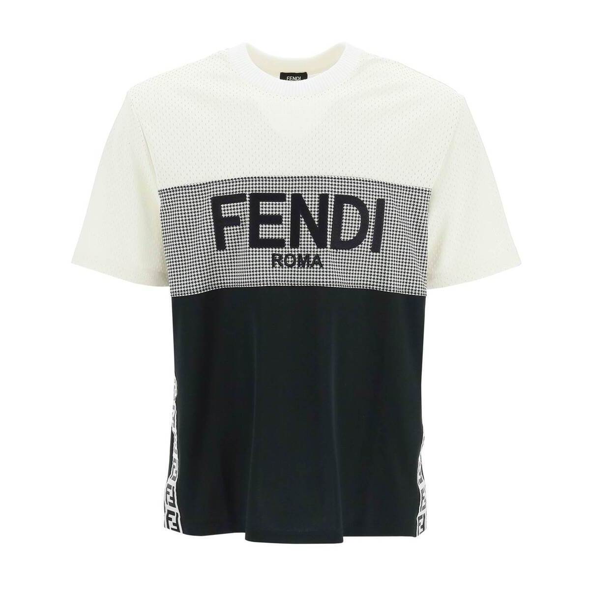 適切な価格 FENDI フェンディ Colori misti Fendi jersey t-shirt with