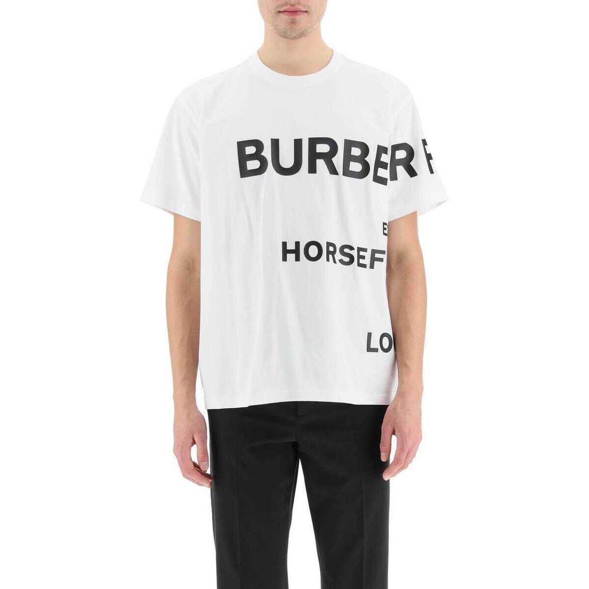 割引も実施中 BURBERRY バーバリー Bianco Burberry harlford t-shirt