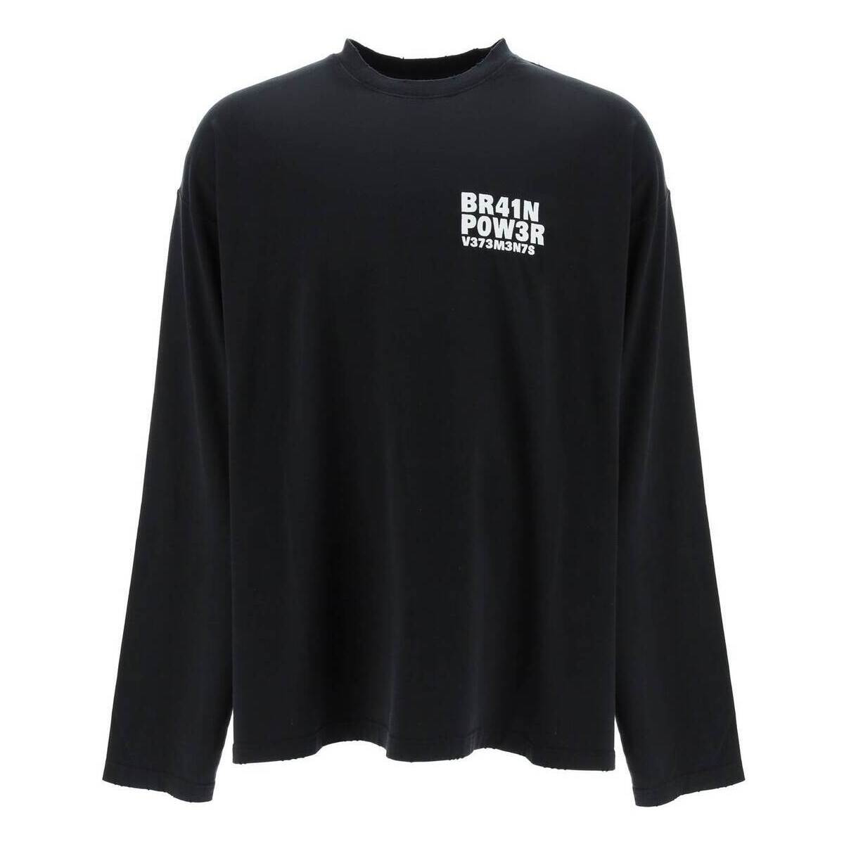 SALE／63%OFF】 VETEMENTS ヴェトモン Nero Vetements 'br41n p0w3r' t