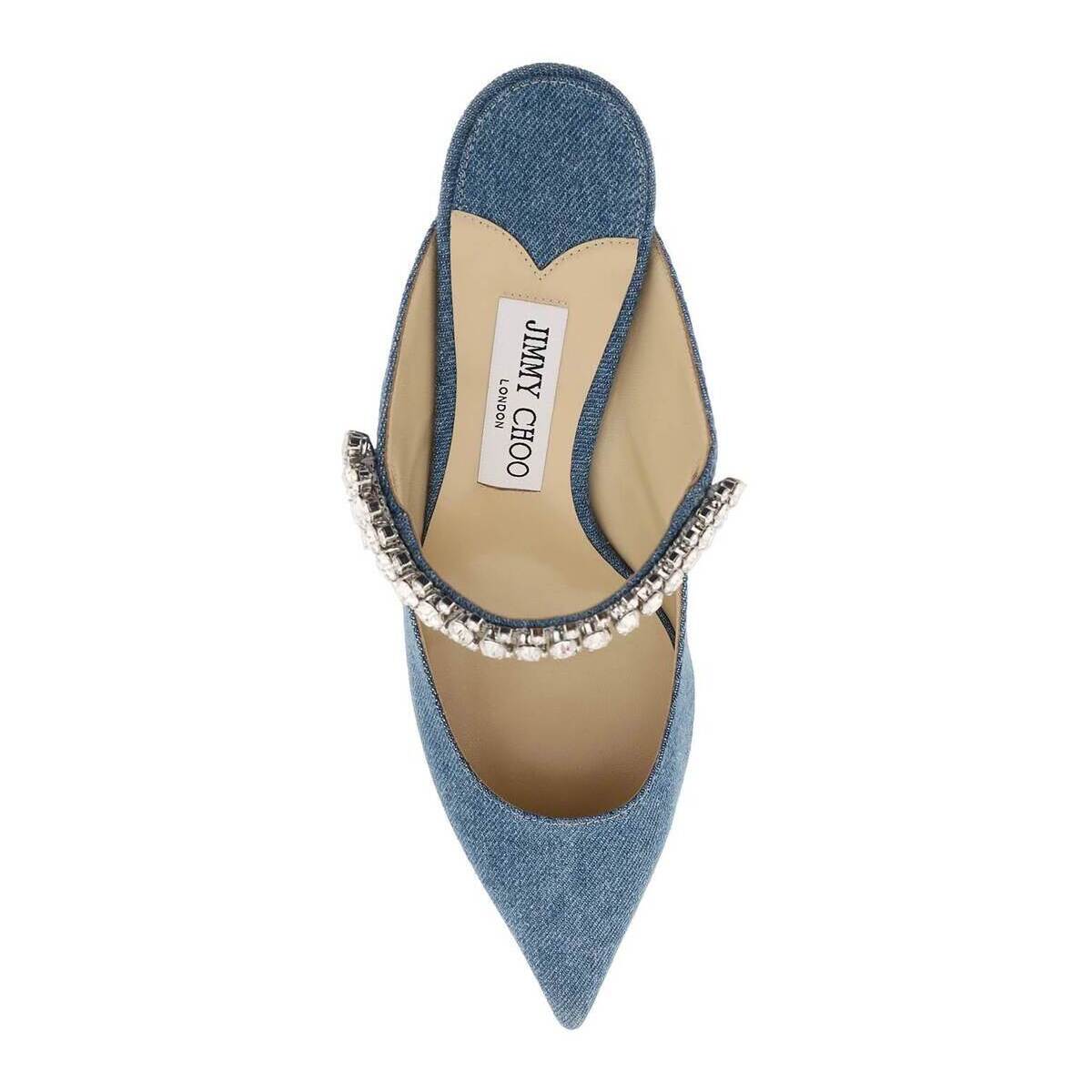 JIMMY CHOO ジミーチュウ Blu Jimmy Choo 'bing Denim' Mules サンダル