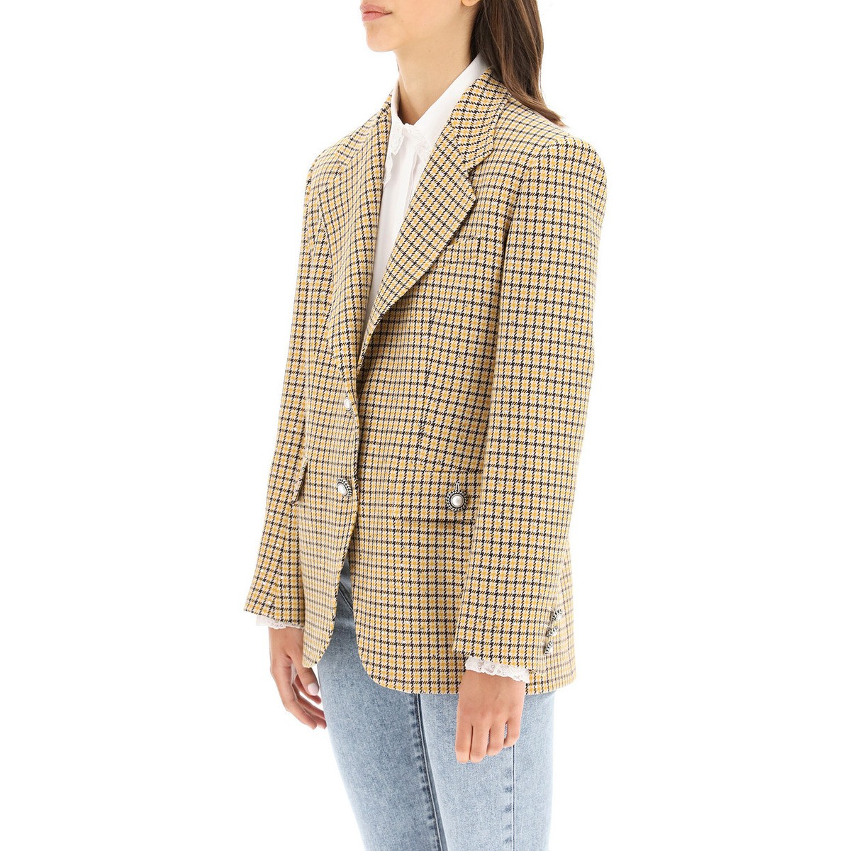 ALESSANDRARICHアレッサンドラリッチColorimistiAlessandrarichsequinedcheckwoolblazerジャケットレディース秋冬2021FAB2580F3315【関税・送料無料】【ラッピング無料】ik