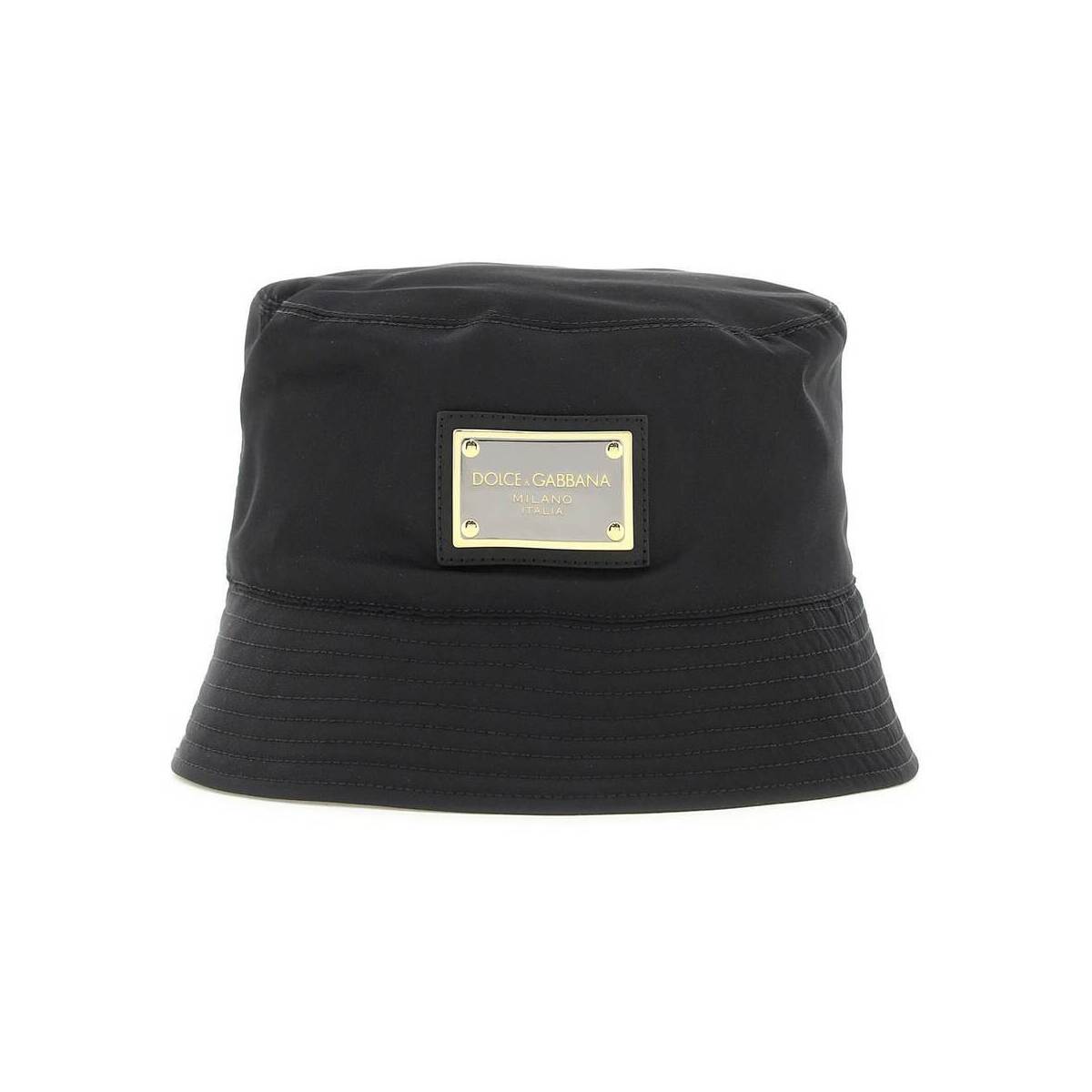 DOLCEGABBANA ドルチェガッバーナ Nero Dolce gabbana nylon bucket hat 帽子 メンズ 秋冬2022 GH701A FUSNT ik