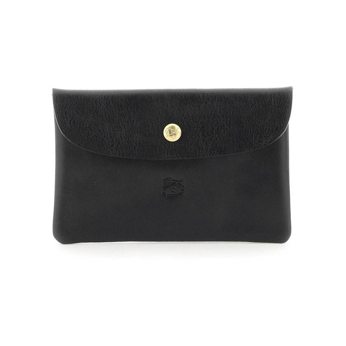 IL BISONTE イルビゾンテ ブラック Nero Il bisonte leather pouch