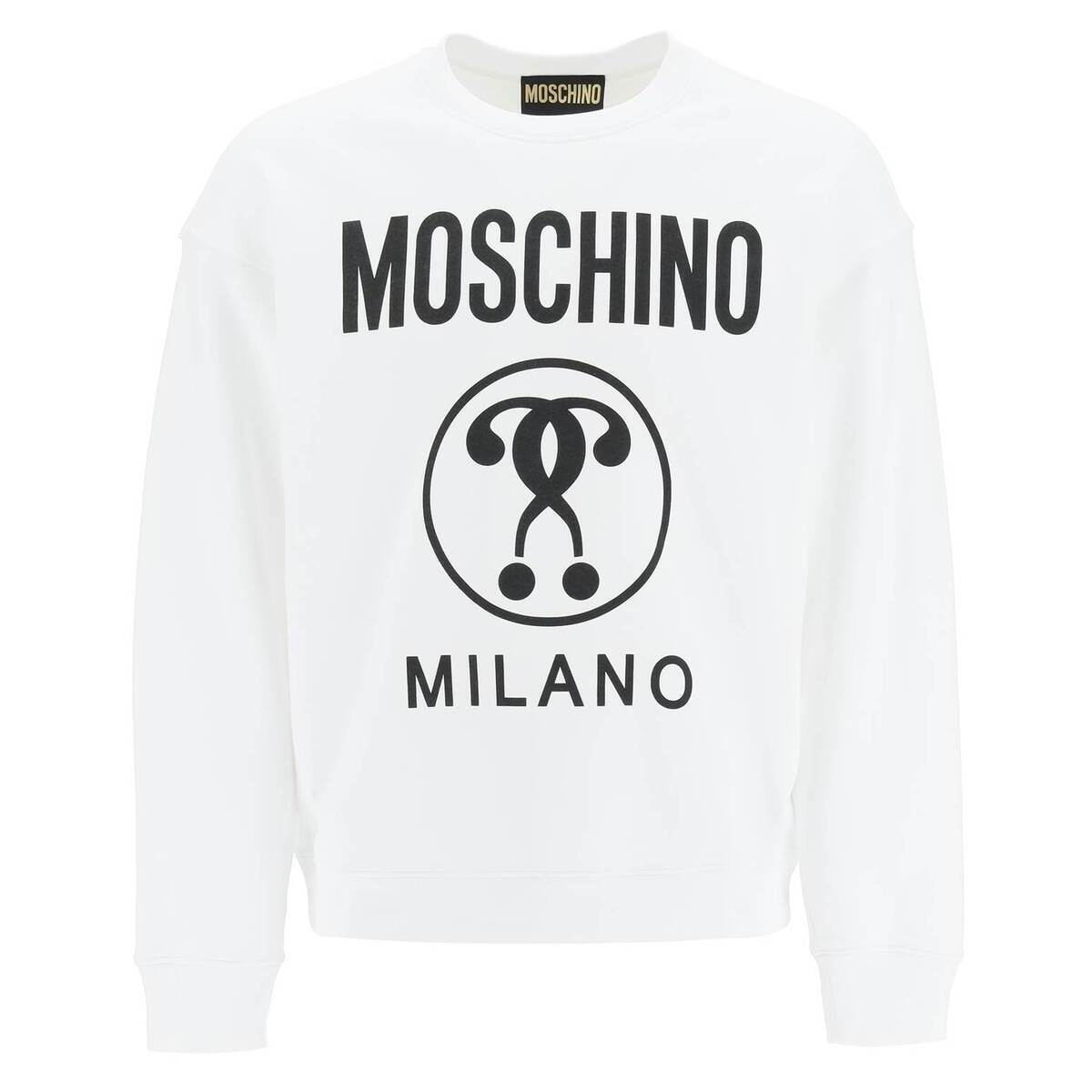 メーカー直売】 MOSCHINO モスキーノ Bianco Moschino double question