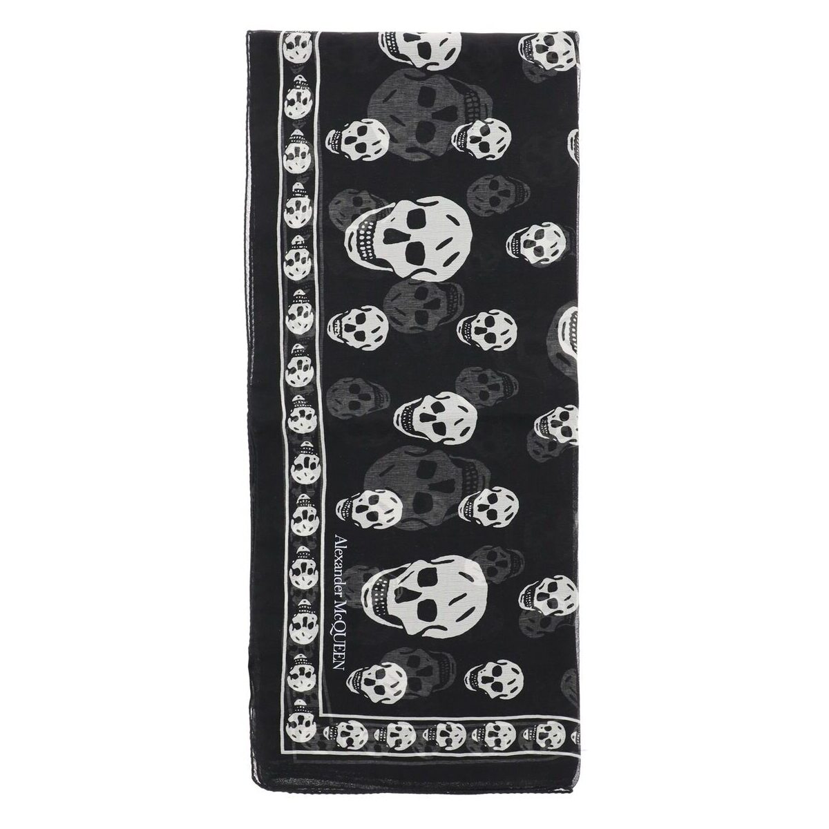 ALEXANDER MCQUEEN アレキサンダー マックイーン Colori misti Alexander mcqueen silk skull scarf 帽子 レディース 春夏2022 557717 3052Q ik