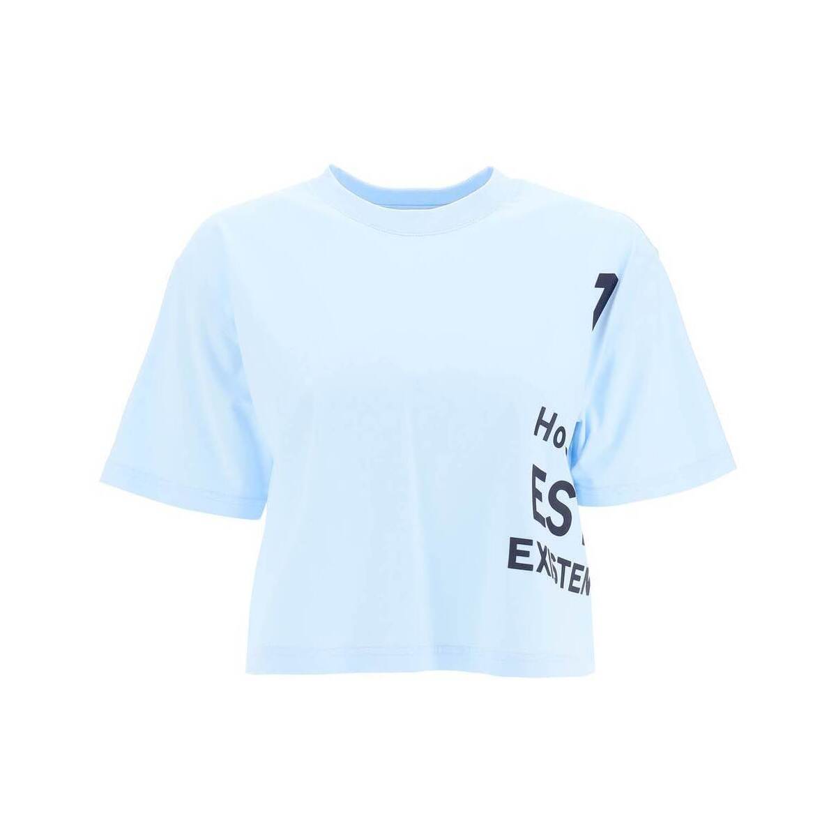 BURBERRY バーバリー Celeste Burberry 'laney' horseferry print cropped t-shirt トップス レディース 秋冬2022 8058156 ik