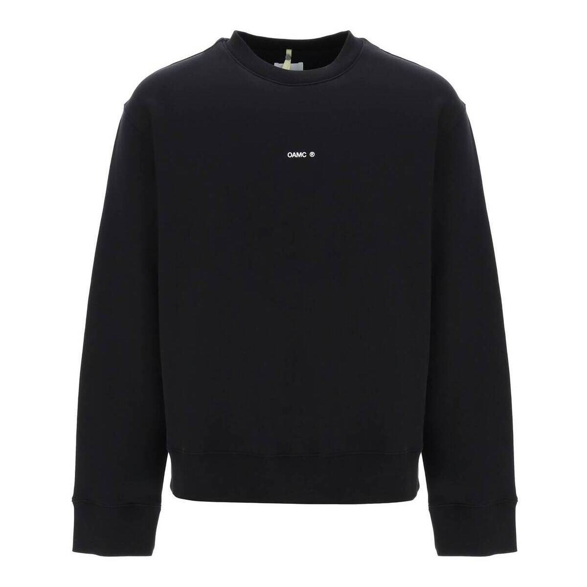 在庫処分 OAMC オーエーエムシー Nero Oamc silk patch sweatshirt