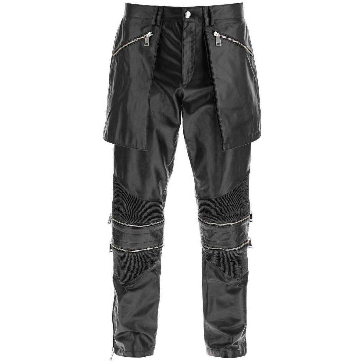 YOUTHS IN BALACLAVA ユース イン バラクラバ Nero Youths in balaclava convertible leather biker trousers パンツ メンズ 秋冬2021 YOU04P004 【関税・送料無料】【ラッピング無料】 ik
