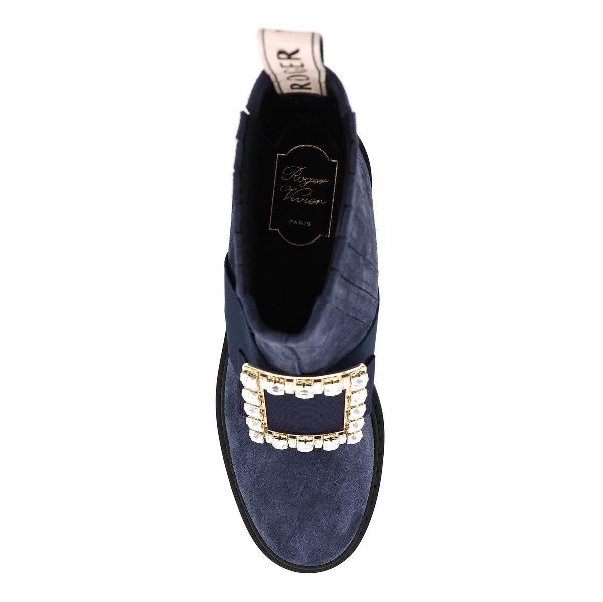 ROGER VIVIER ロジェ ヴィヴィエ Blu Roger Vivier Strass Buckle Viv