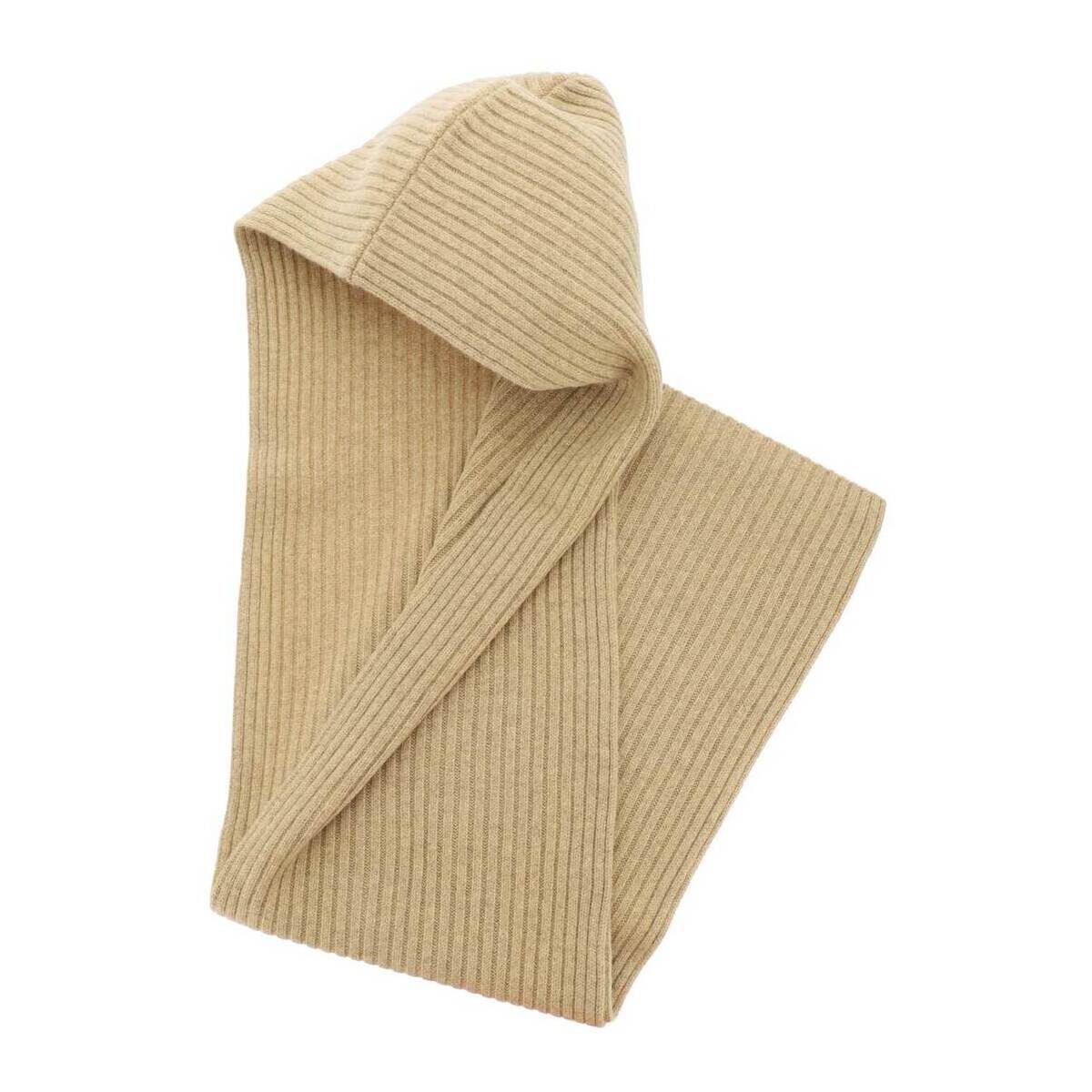 通販 激安◇ TOTEME トーテム Beige Toteme ribbed yak and wool hood scarf 帽子 レディース  春夏2022 221 868 763 関税 送料無料 ラッピング無料 ik whitesforracialequity.org