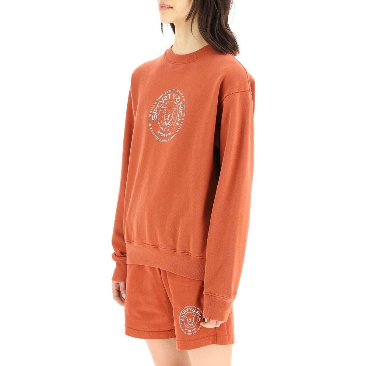 SPORTYRICHスポーティアンドリッチMarroneSportyrichmonacosweatshirtニットウェアレディース春夏2022CR305【関税・送料無料】【ラッピング無料】ik