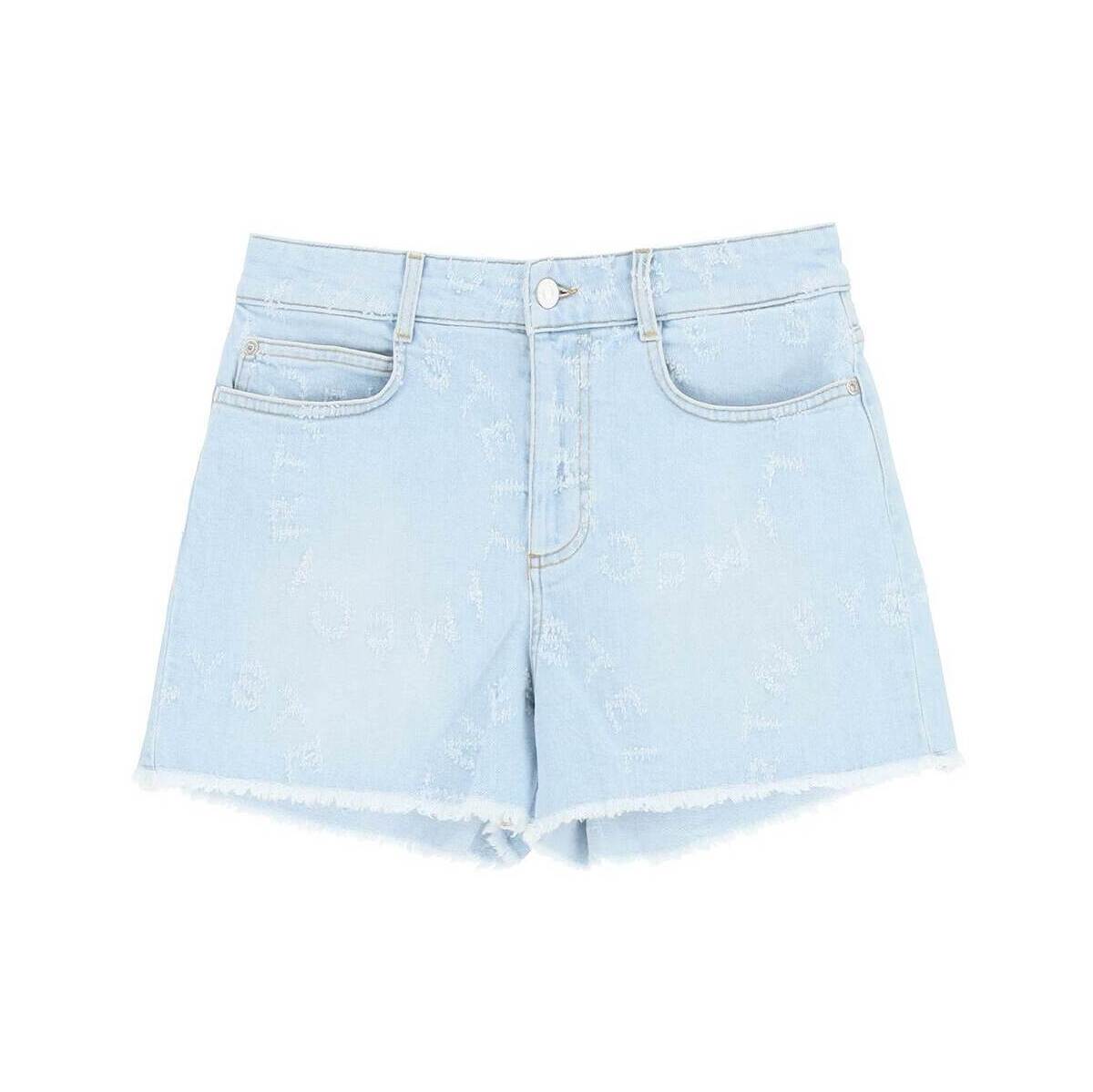 STELLA MCCARTNEY ステラ マッカートニー Celeste Stella mccartney laser logo shorts ショーツ レディース 春夏2022 6D0026 3SOH76 【関税・送料無料】【ラッピング無料】 ik