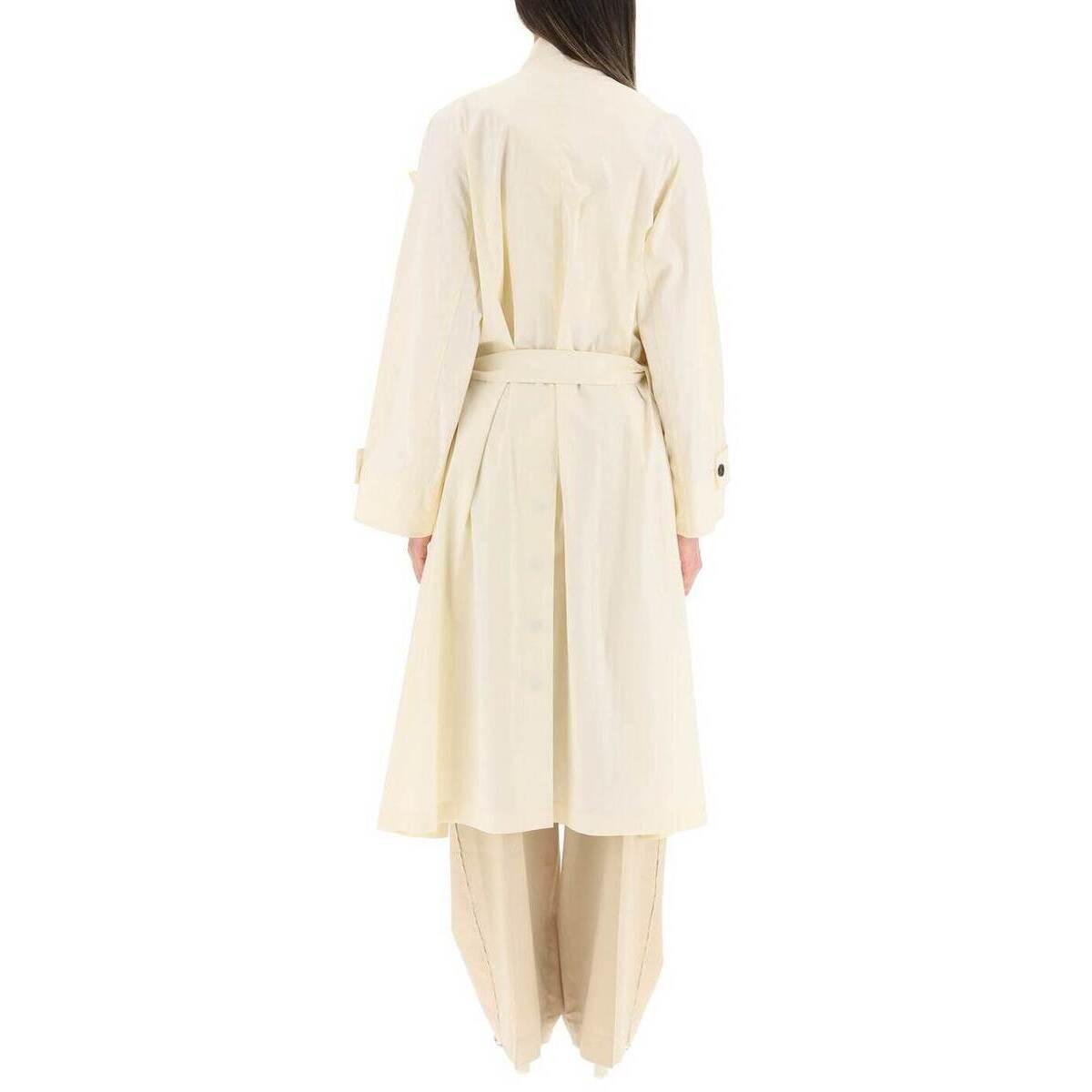 LOWCLASSICロウクラシックBeigeLowclassiclongcottontrenchcoatコートレディース春夏2022CT05CR【関税・送料無料】【ラッピング無料】ik