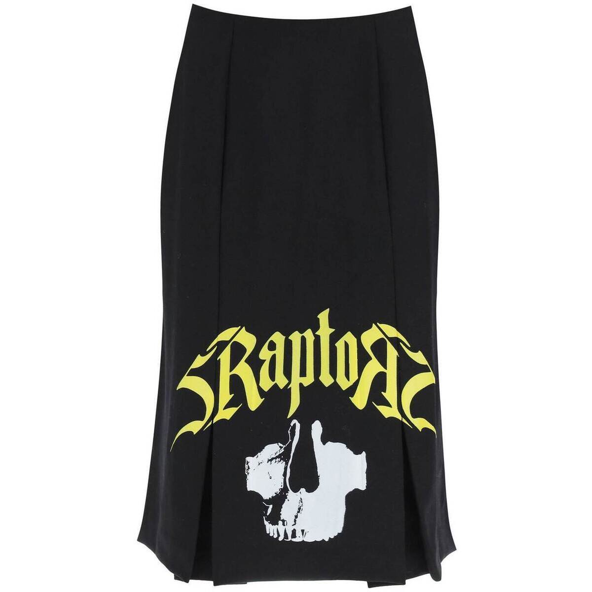 RAF SIMONS ラフシモンズ Colori misti Raf simons sraptors print midi skirt スカート レディース 春夏2022 221 W427B 【関税・送料無料】【ラッピング無料】 ik