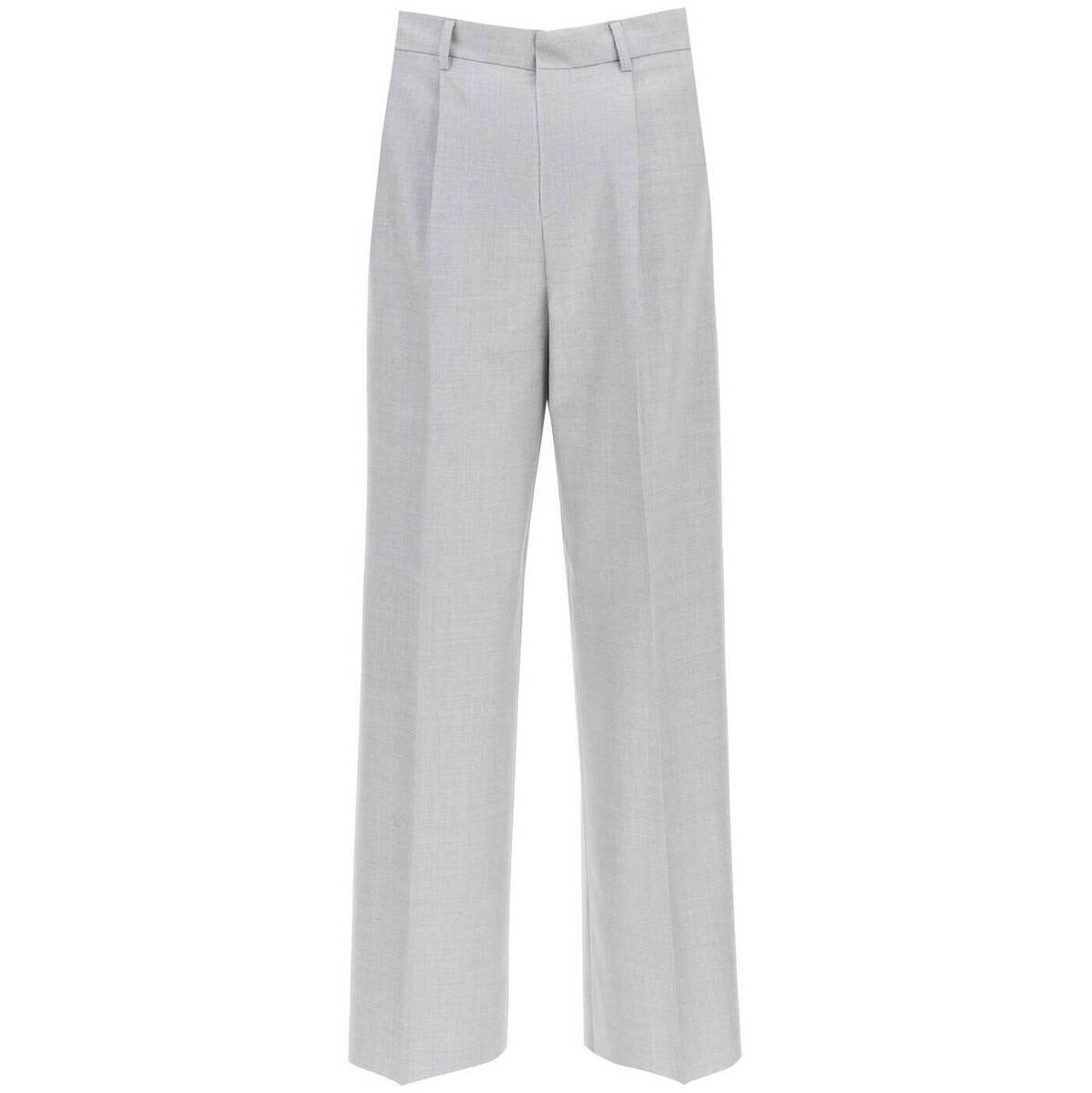 AMIRI アミリ Grigio Amiri Wide Leg Trousers In Light Wool パンツ