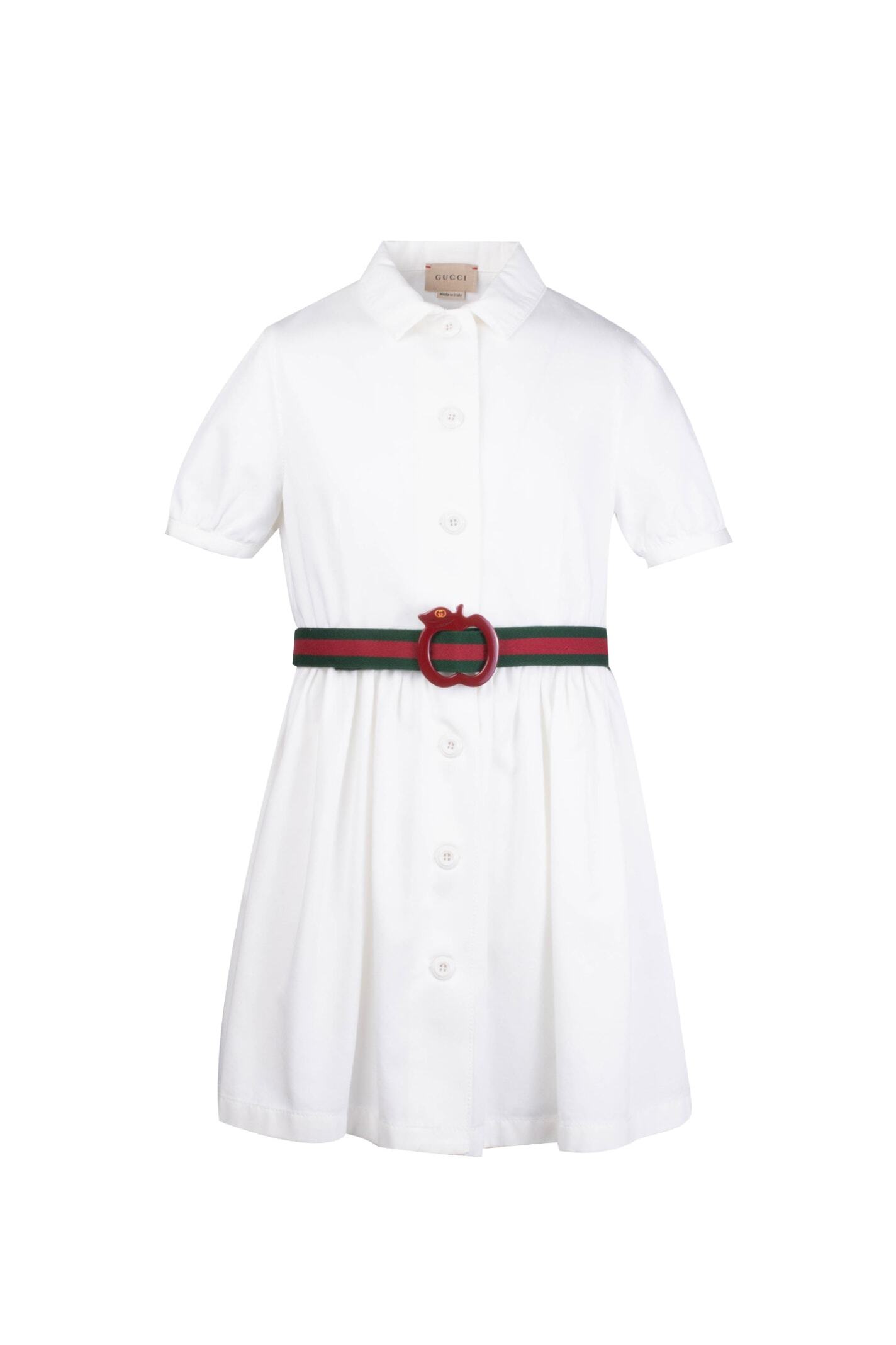 GUCCI グッチ White ドレス ガールズ 春夏2023 643405XDBVI 9692 ia