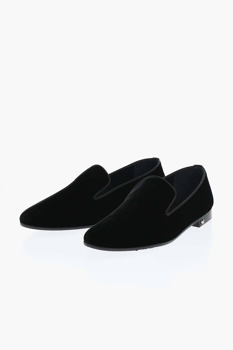 マックス パンパノウサギ MAX MARA 置き目毛革 レディース 黒いこと Loafers VELVETSLIPPER 2424526272 003 関税 貨物輸送無料 dk