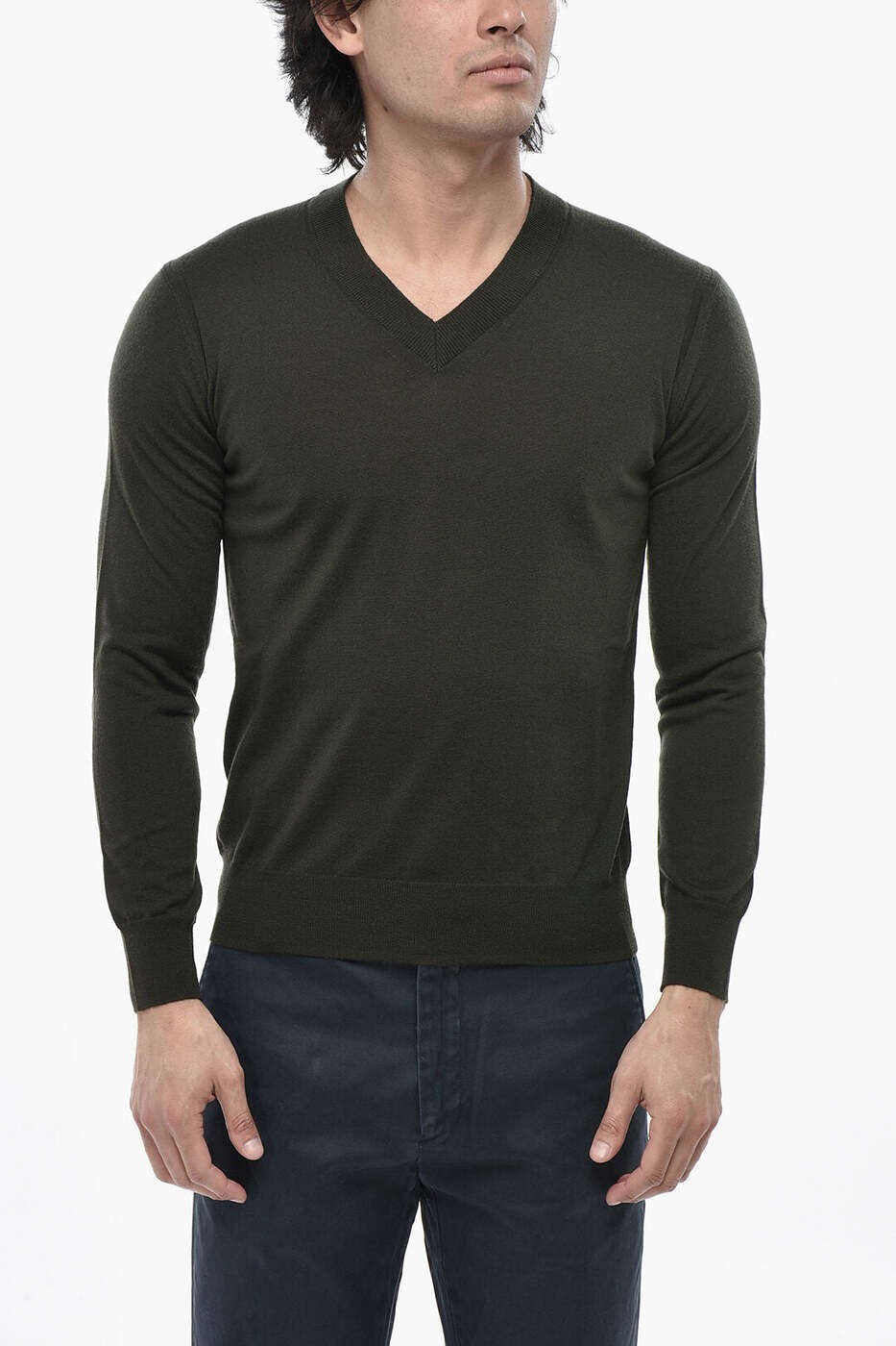パオロペコラ PAOLO PECORA プルオーバー 編み物御召しもの メンズ 緑であること Knitwear 24集積回路1M0A009F0015334 関税 貨物輸送無料 dk