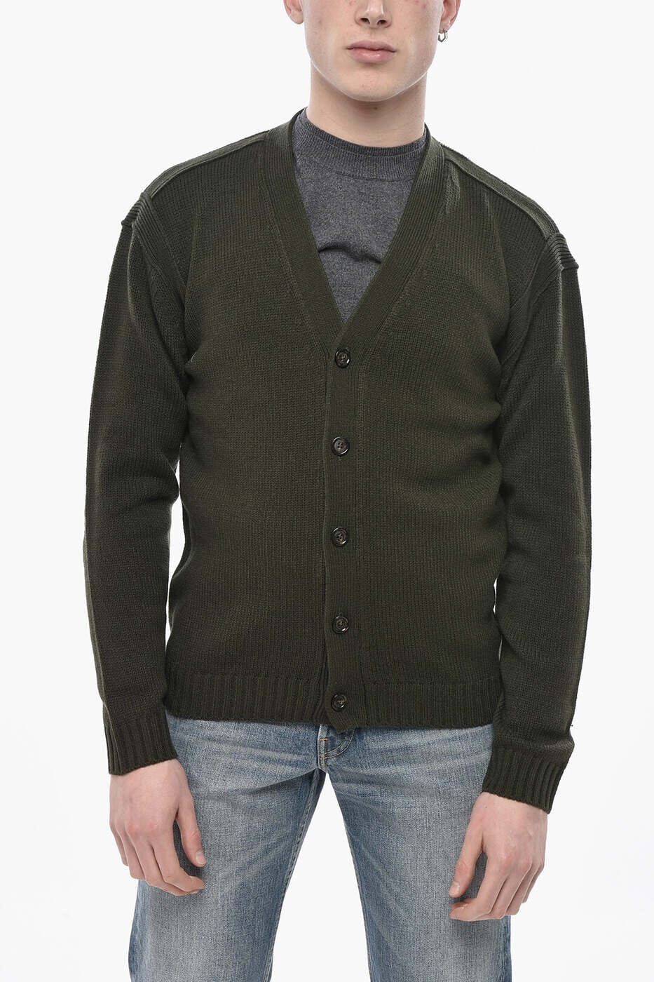 パオロペコラ PAOLO PECORA プルオーバー 編み物御召しもの メンズ 緑であること Knitwear 24集積回路1M0A073F0065334 関税 貨物輸送無料 dk