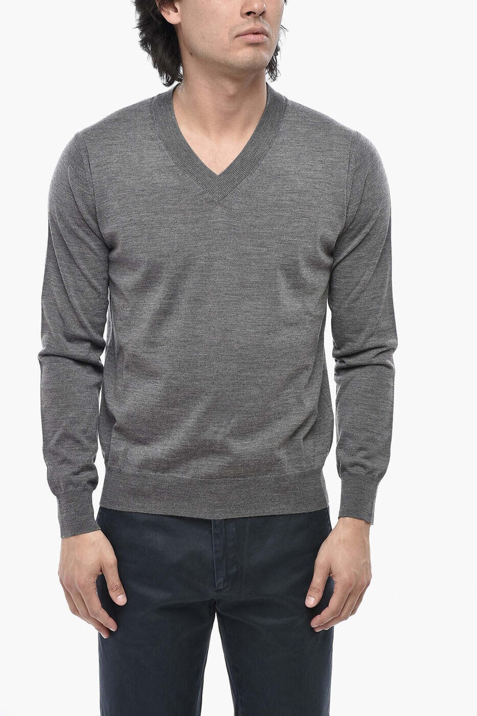パオロペコラ PAOLO PECORA プルオーバー 編み物御召しもの メンズ 薄墨色 Knitwear 24集積回路1M0A009F0018994 関税 貨物輸送無料 dk