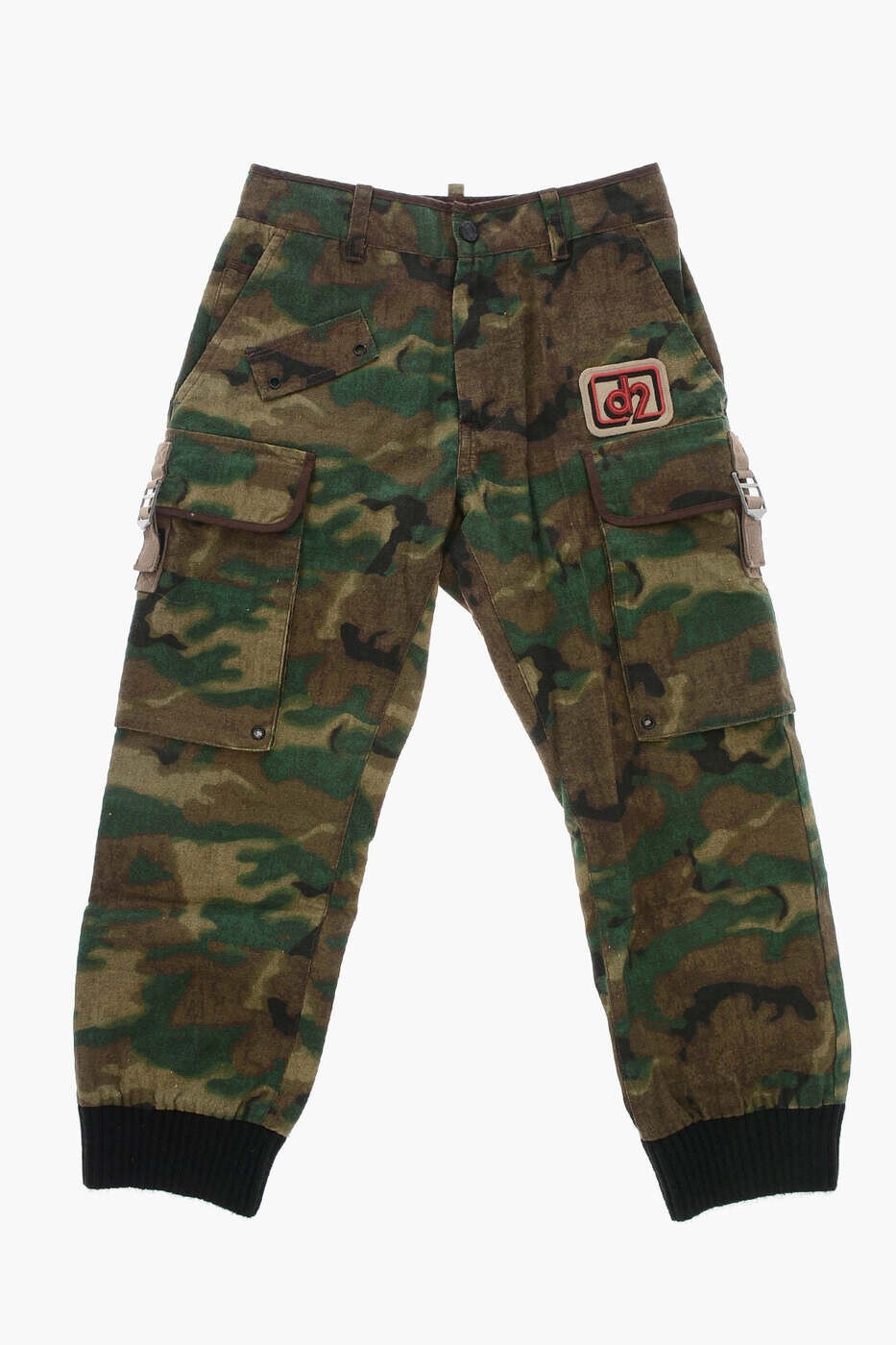 ディースクエアード DSQUARED2 ズボン下 ボーイズ マルチ色合い Cargo trousers DQ1925 D0A56 DQC03 関税 貨物輸送無料 dk