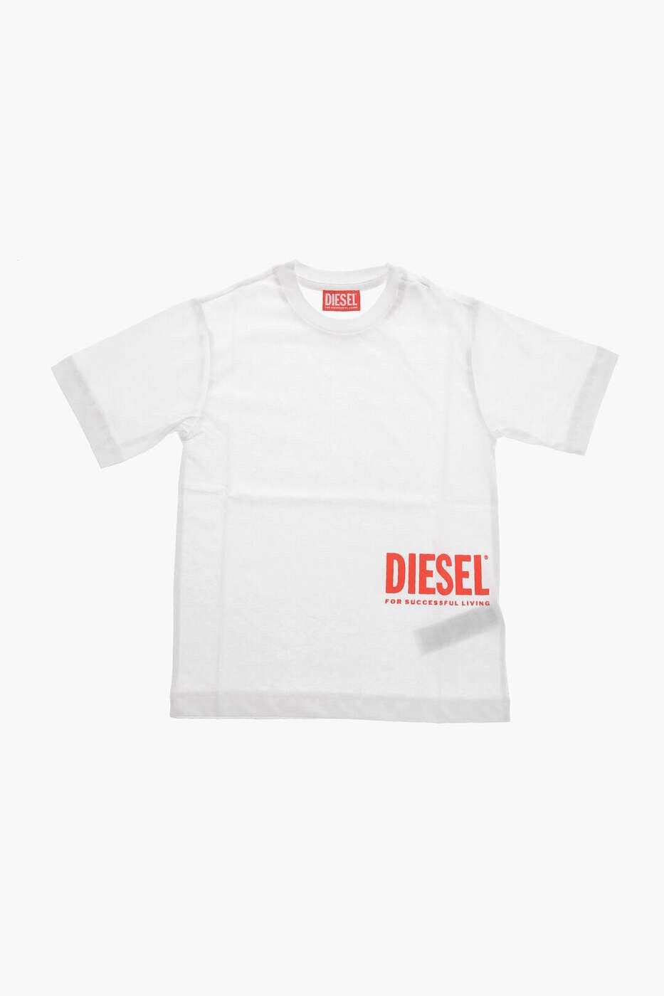 ディーゼル DIESEL ロング捩りプルオーバー プルオーバー ボーイズ 白いこと Long sleeve t-shirts J02283 0CATM K100 関税 貨物輸送無料 dk