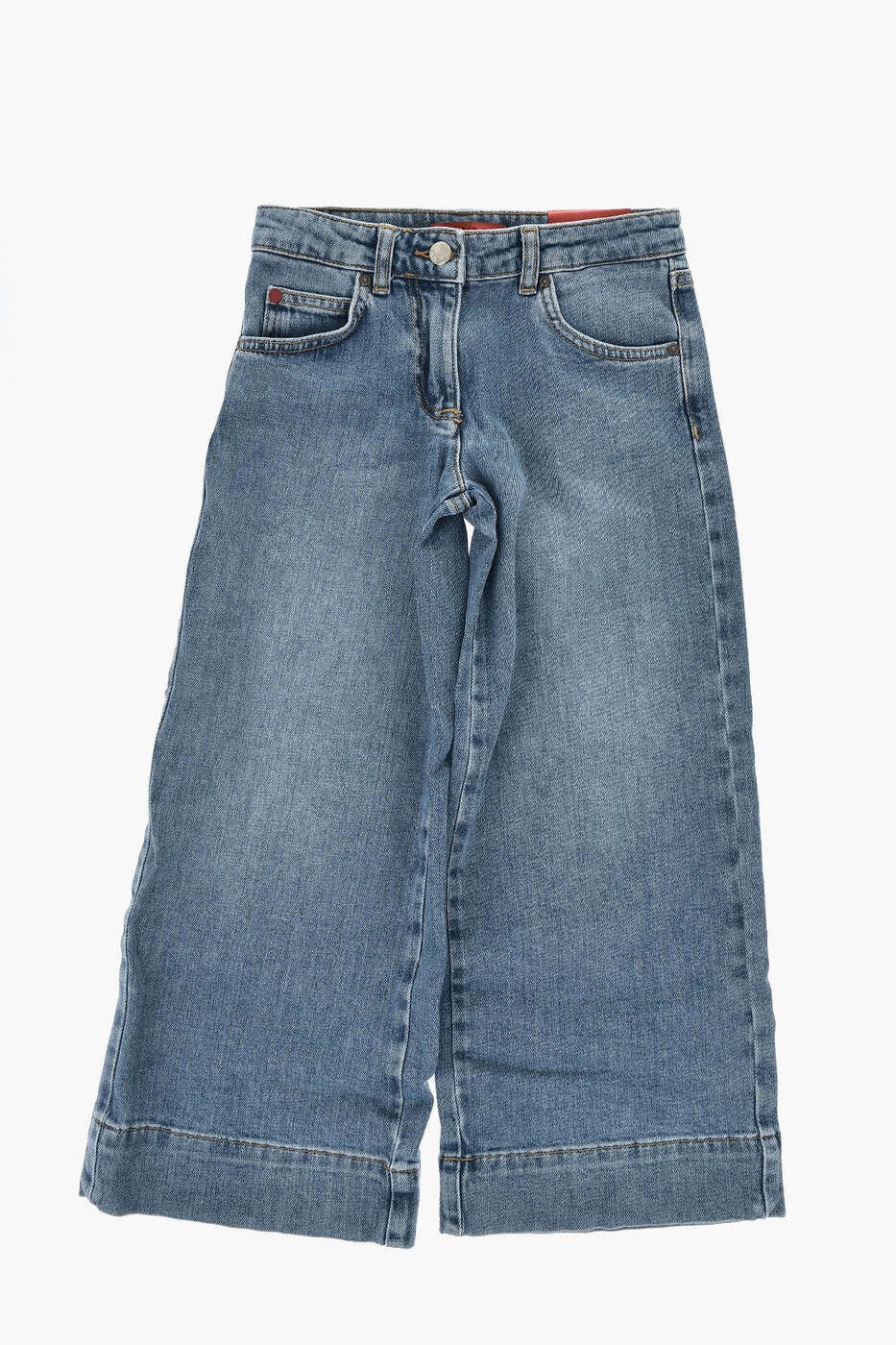 マックス アンド コー MAX&CO. KID レギュラーフィットジーンズ デニム ガールズ ブルー Regular fit jeans MX0111 MX066 MX01 関税 送料無料 dk|BRANDSHOP「il Tesoro」