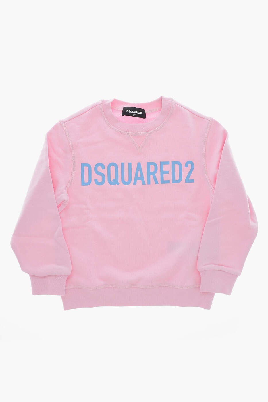 ディースクエアード DSQUARED2 クルーネックスウェットシャツ 調教師 ボーイズ サクラ色 Crew neck sweatshirts DQ2009 D0A4D DQ326 関税 貨物輸送無料 dk