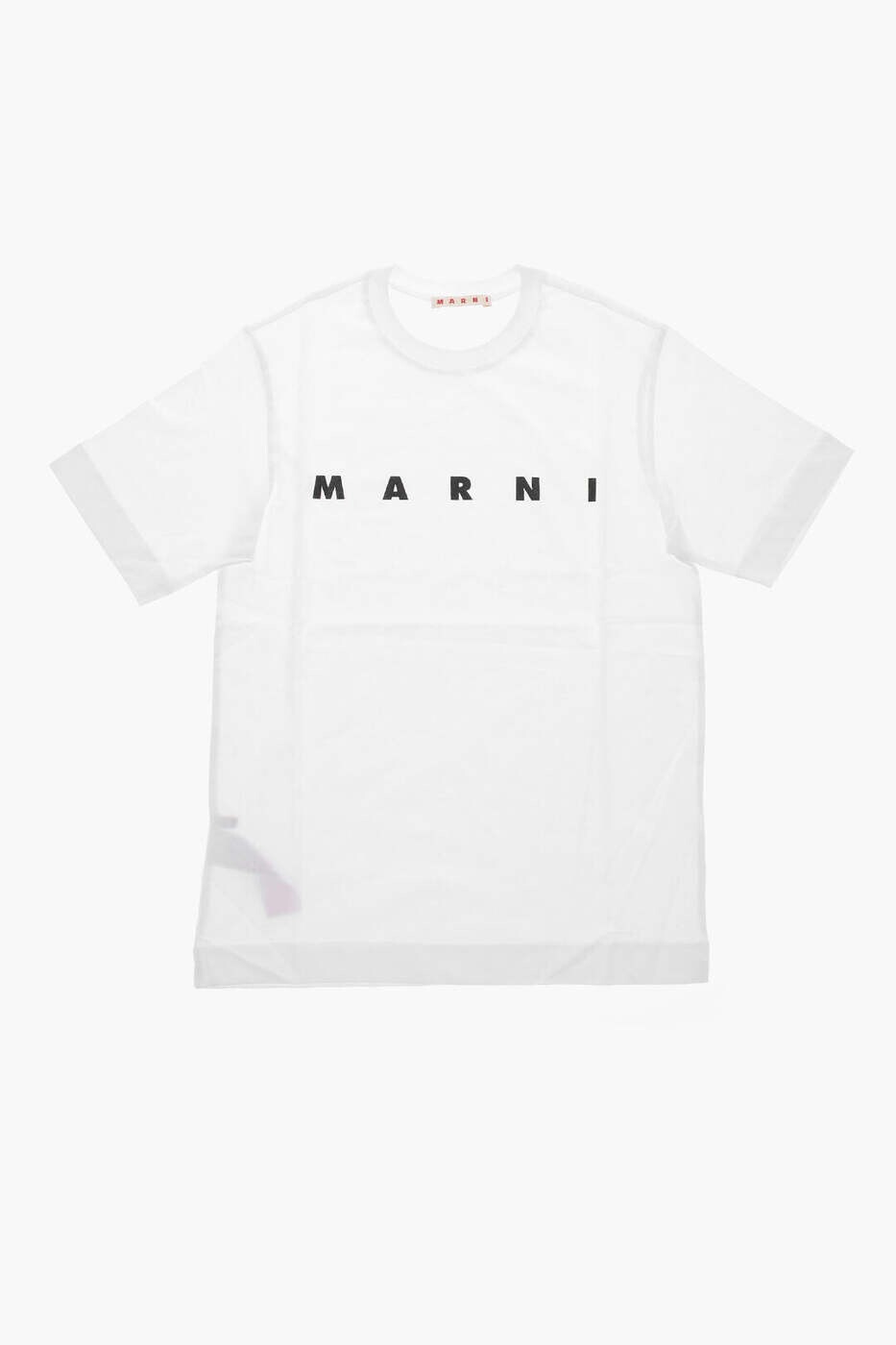 マルニ MARNI ロング衣袂ティーシャツ ティーシャツ ボーイズ 白いこと Long sleeve t-shirts M002MV M00HZ 0M100 関税 貨物輸送無料 dk