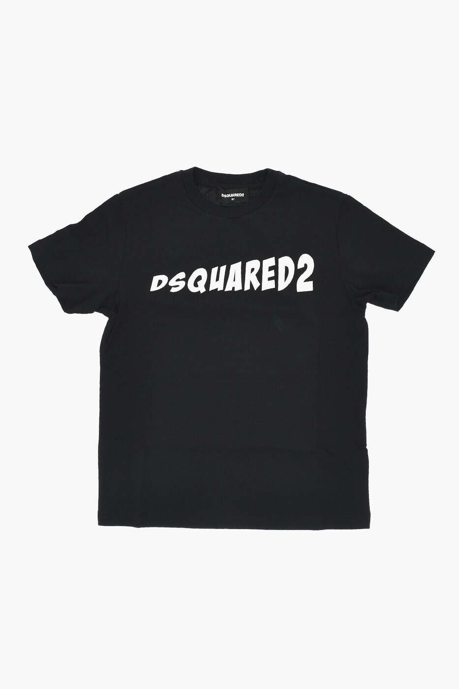 ディースクエアード DSQUARED2 ロングスリーブTシャツ Tシャツ ボーイズ ブラック Long sleeve t-shirts DQ1735 D00MV DQ900 関税 送料無料 dk｜BRANDSHOP「il Tesoro」