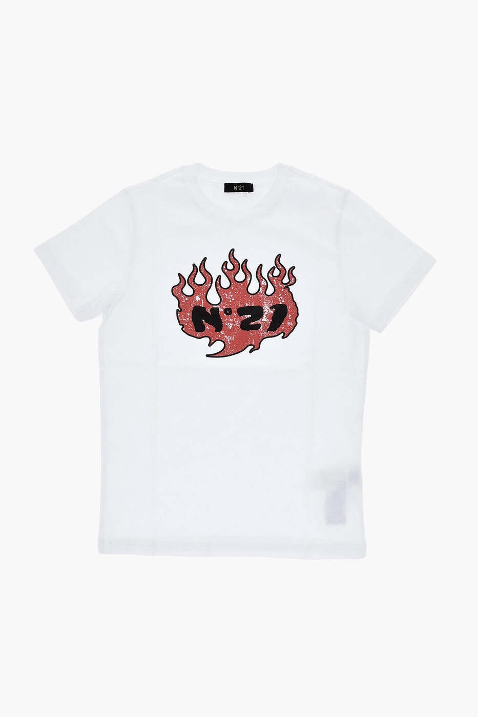 ヌメロ ヴェントゥーノ N.21 ロング衣袂ティーシャツ ティーシャツ ボーイズ 白いこと Long sleeve t-shirts N2103M N0080 0N100 関税 貨物輸送無料 dk