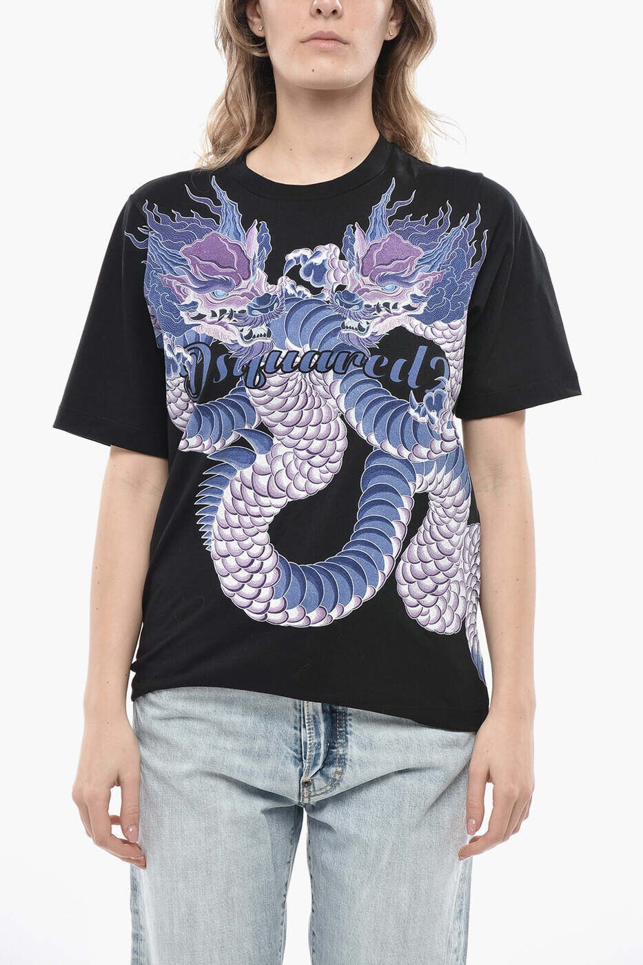 ディースクエアード DSQUARED2 ポロシャツ Tシャツ レディース ブラック T-shirts and polo shirts S75GD0385 S24668 900 関税 送料無料 dk|BRANDSHOP「il Tesoro」