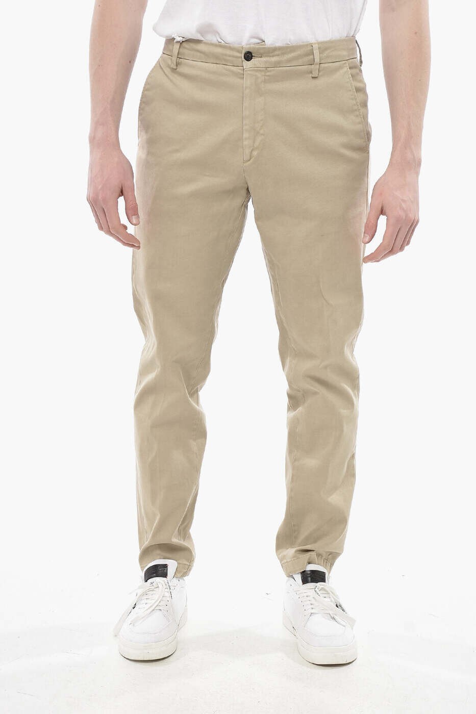 ビーエイブル BE ABLE ズボン ズボン下 メンズ ベージュ Trousers EDOARDO T.A. GSW18SABBIA 関税 貨物輸送無料 dk