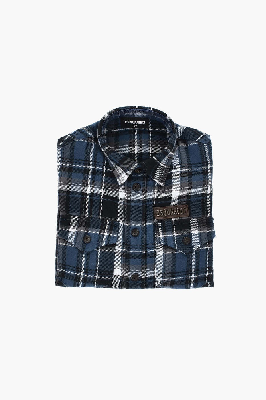 ディースクエアード DSQUARED2 プルオーバー ボーイズ 青碧 Casual shirts DQ1908 D0A5G DQ862 関税 貨物輸送無料 dk