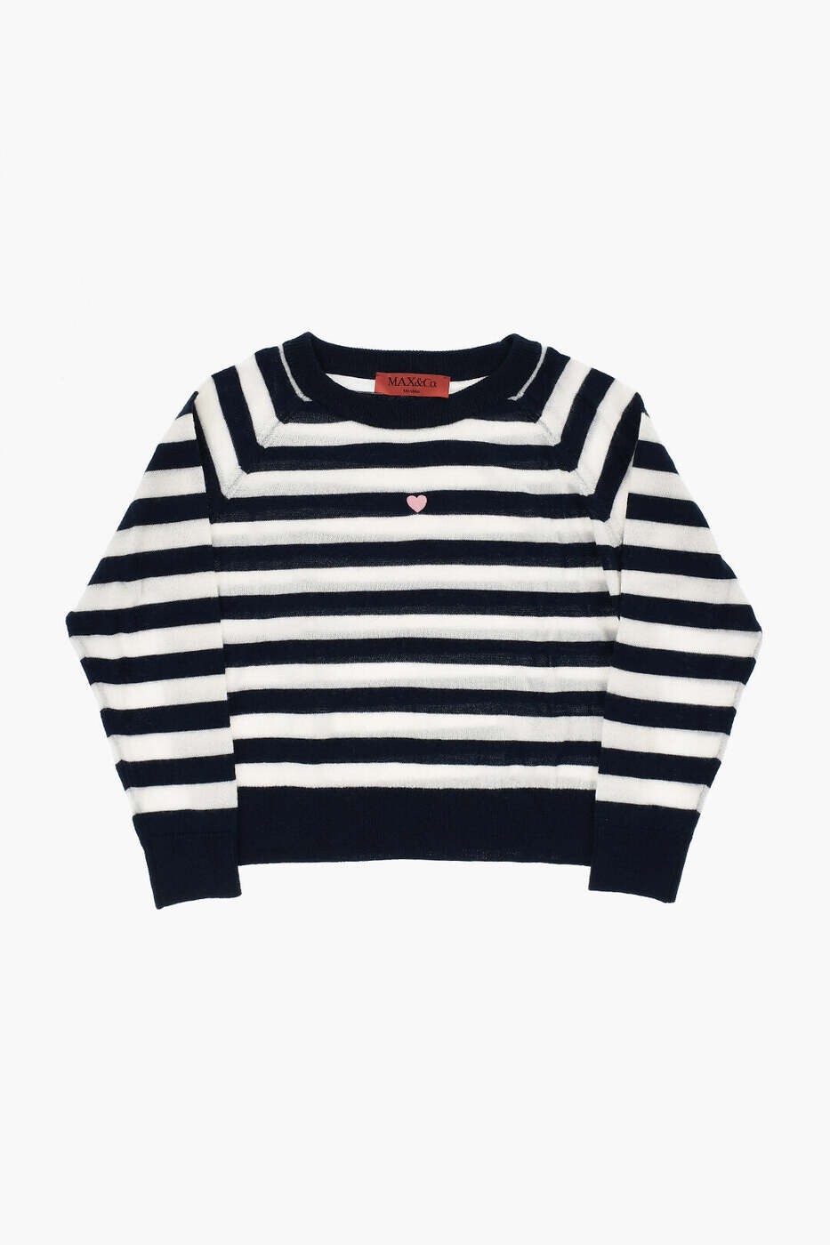 マックス アンド コー MAX\u0026CO. KID クルーネックジャンパー 編み物お召しもの ガールズ 白いこと Crew neck jumpers MX0003 MX005 MXC10 関税 貨物輸送無料 dk