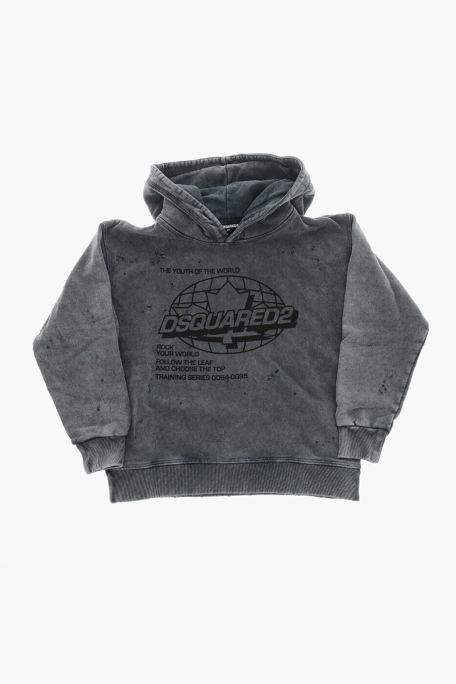 ディースクエアード DSQUARED2 トレイナー 汗水 ボーイズ 薄墨色 Sweatshirts DQ1958 D0A65 DQ952 関税 貨物輸送無料 dk