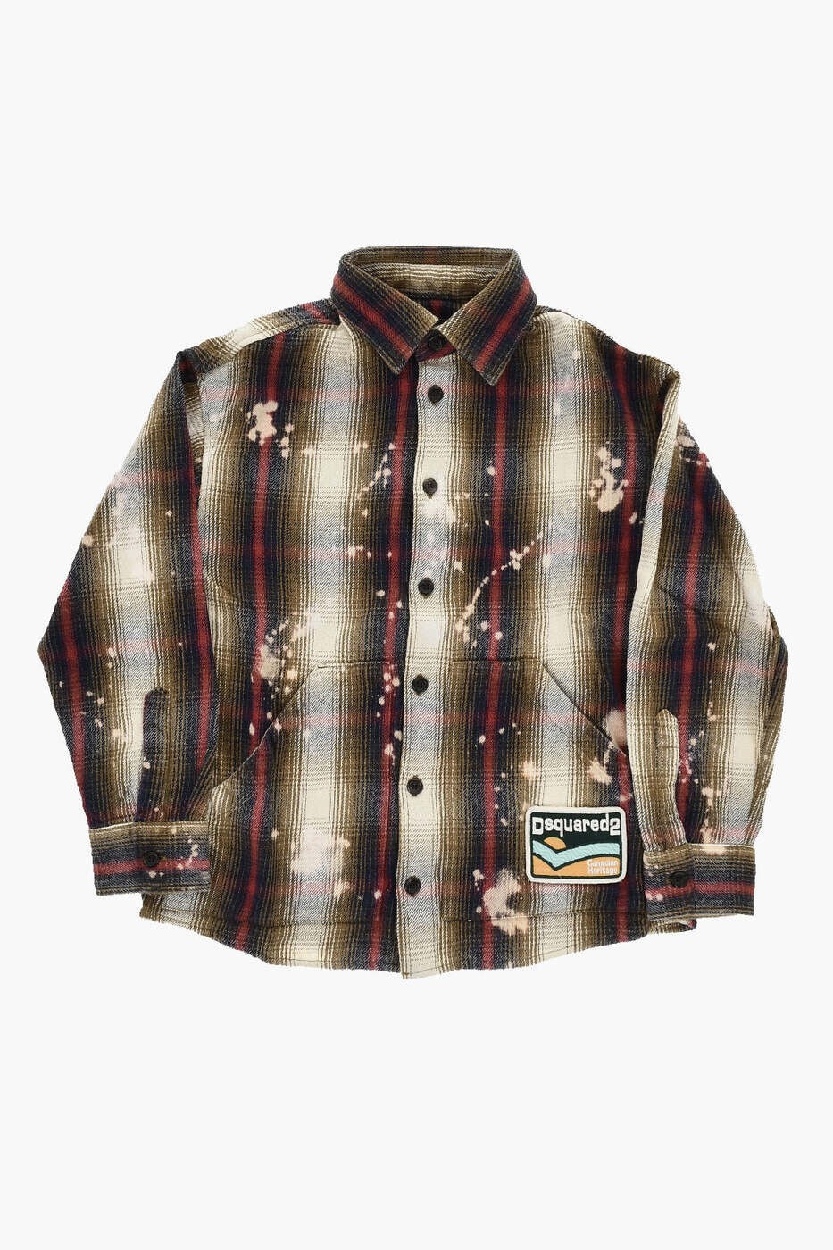 ディースクエアード DSQUARED2 プルオーバー ボーイズ マルチ色つや Casual shirts DQ1912 D0A5H DQ708 関税 貨物輸送無料 dk