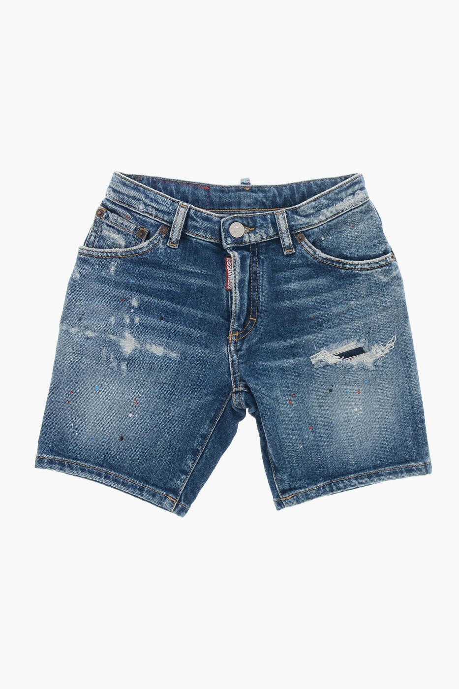 ディースクエアード DSQUARED2 レギュラーフィットジーンズ ジーンズ ボーイズ 青色 Regular fit jeans DQ1477 D0A2M DQ01 関税 貨物輸送無料 dk