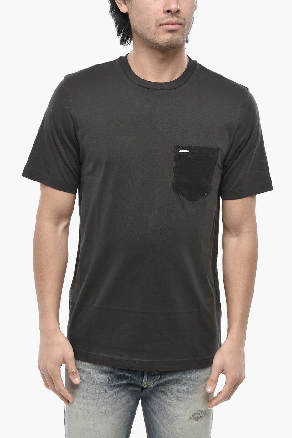 ディーゼル DIESEL Tシャツ メンズ グレー T-shirts A16757 RPATI 93R 関税 送料無料 dk｜BRANDSHOP「il Tesoro」