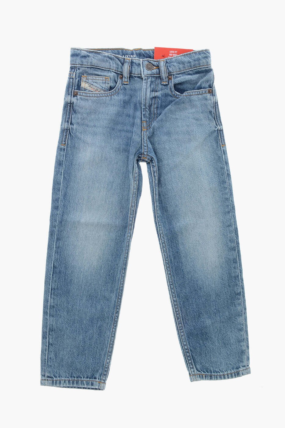 ディーゼル DIESEL レギュラーフィットジーンズ デニム ボーイズ ブルー Regular fit jeans J00808 KXBNP K01 関税 送料無料 dk|BRANDSHOP「il Tesoro」
