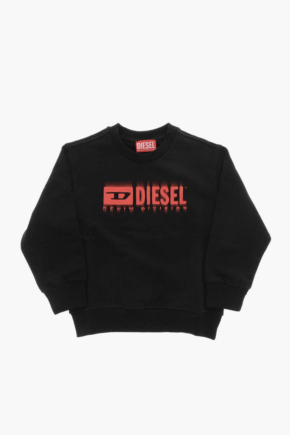 ディーゼル DIESEL クルーネックスウェットシャツ 調教師 ボーイズ 黒いこと Crew neck sweatshirts J02040 KYAVF K9002 関税 貨物輸送無料 dk