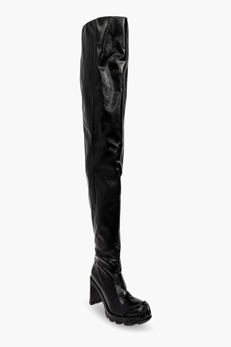 ディーゼル DIESEL ブーツ レディース 黒いこと Boots Y03421 P0691 T8013 関税 貨物輸送無料 dk