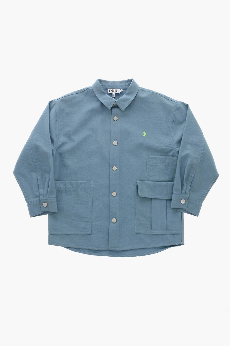 クリスチャンディオール DIOR プルオーバー ボーイズ 青碧 Casual shirts 4WBM21SRTFCO 523 関税 貨物輸送無料 dk