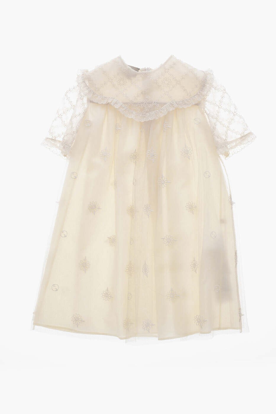 グッチ GUCCI ロング御召しもの 御召しもの ガールズ ベージュ Long dresses 788036ZAQXS 9101 関税 貨物輸送無料 dk