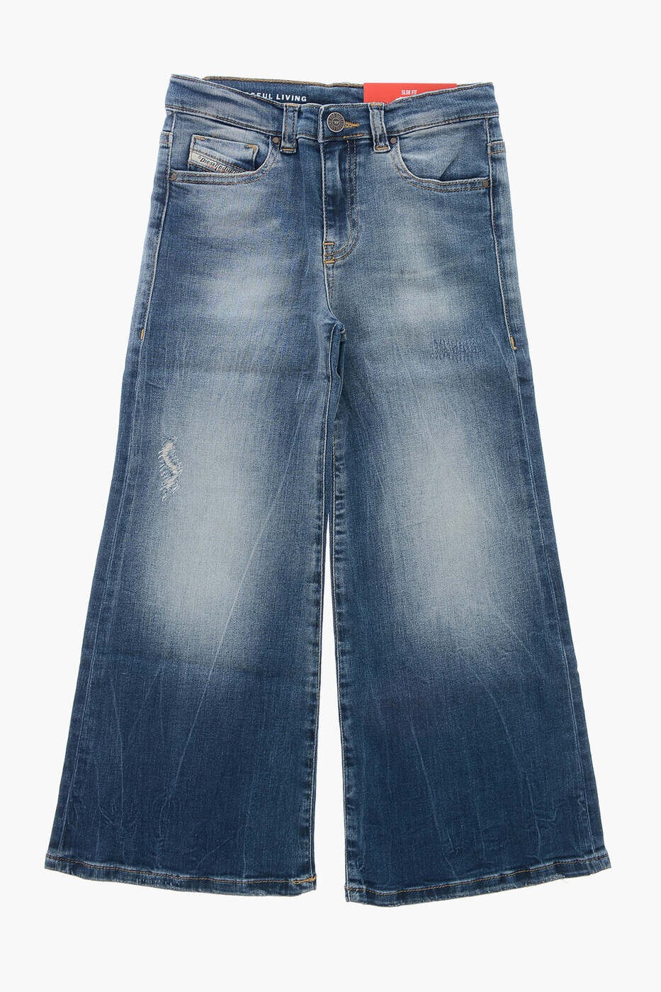 ディーゼル DIESEL レギュラーフィットジーンズ デニム ガールズ グレー Regular fit jeans J00816 KXBNR K01 関税 送料無料 dk|BRANDSHOP「il Tesoro」