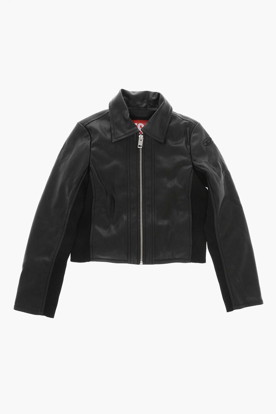 ディーゼル DIESEL バイカージャケット 上衣 ガールズ 黒いこと Biker jackets J02222 KXB9D K900 関税 貨物輸送無料 dk