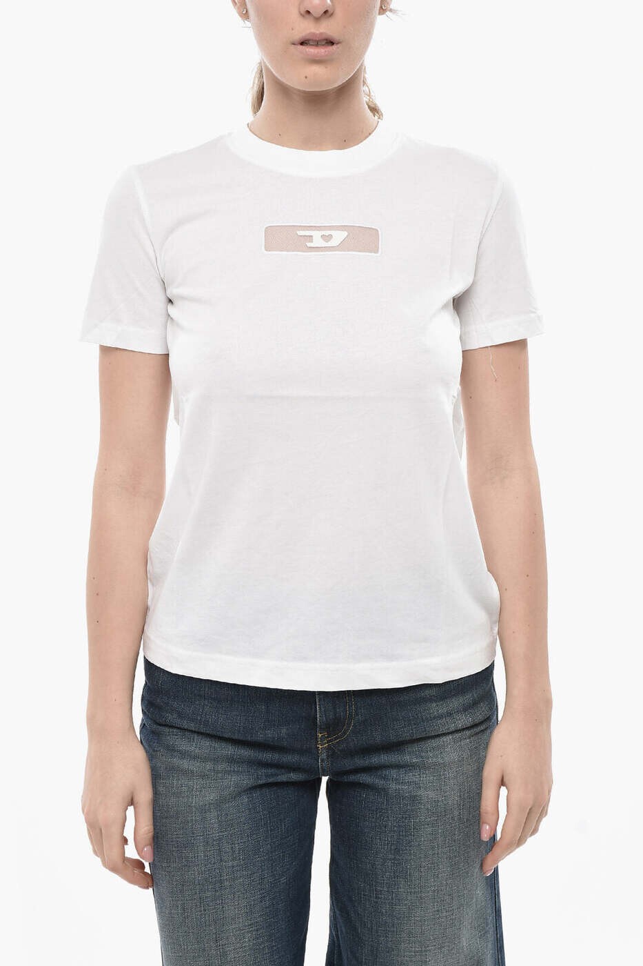 ディーゼル DIESEL スポーツシャツ プルオーバー レディース 白いこと T-shirts and polo shirts A15463 RHERA 100 関税 貨物輸送無料 dk